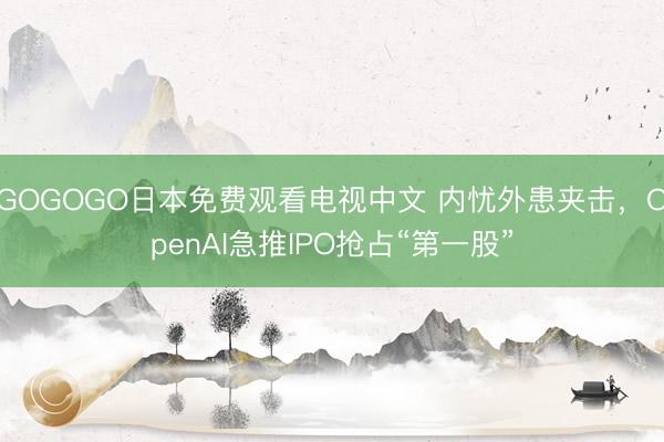 GOGOGO日本免费观看电视中文 内忧外患夹击，OpenAI急推IPO抢占“第一股”