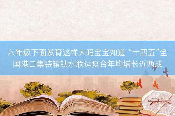 六年级下面发育这样大吗宝宝知道 “十四五”全国港口集装箱铁水联运复合年均增长近两成