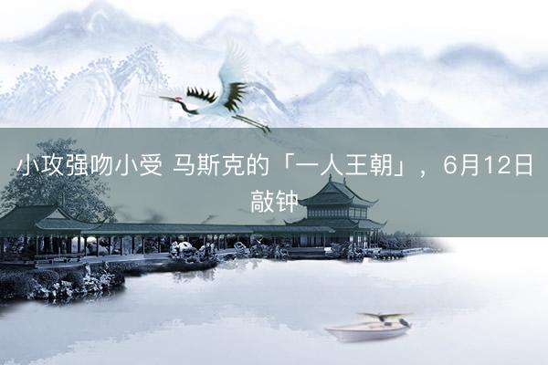 小攻强吻小受 马斯克的「一人王朝」，6月12日敲钟